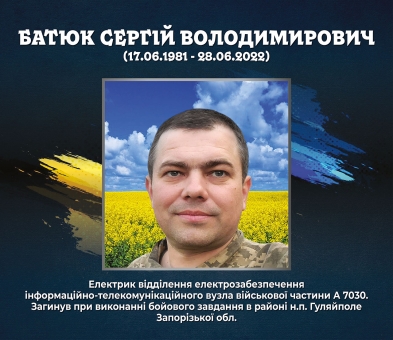 Батюк Сергій Володимирович