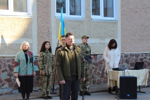 Відкрили пам`ятні дошки загиблим Захисникам України Сергію Морозу та Руслану Бережному