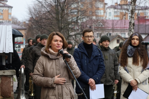 03 січня, відбулося відкриття анотаційної дошки Віталію Дзібію.