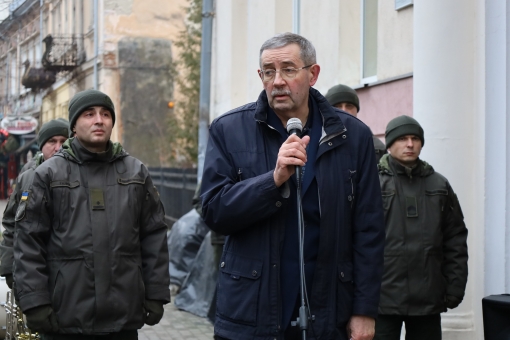 Ще три анотаційні дошки з'явились в Івано-Франківську, їх відкрили на фасаді Ліцею ім.Івана Пулюя