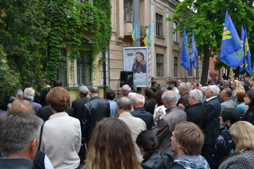 У Франківську відкрили анотаційну дошку багаторічному голові Всеукраїнського братства ОУН-УПА Михайлові Зеленчуку