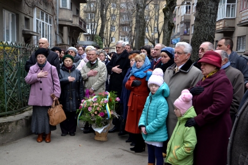 У Франківську відкрили анотаційну дошку відомому краєзнавцю Мирону Мицану